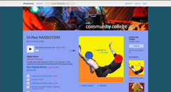 Desktop Screenshot of comunitycolege.bandcamp.com