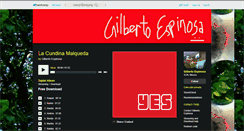 Desktop Screenshot of gilbertoespinosa.bandcamp.com