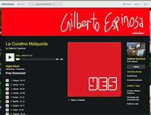 Tablet Screenshot of gilbertoespinosa.bandcamp.com