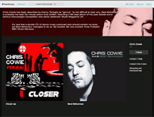 Tablet Screenshot of chriscowie.bandcamp.com