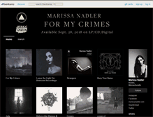 Tablet Screenshot of marissanadler.bandcamp.com