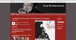 Desktop Screenshot of cycoleman.bandcamp.com