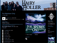 Tablet Screenshot of hairyholler.bandcamp.com