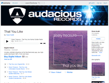 Tablet Screenshot of daveaude.bandcamp.com