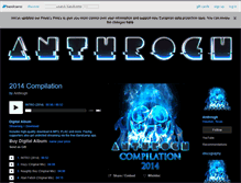 Tablet Screenshot of djanthro.bandcamp.com