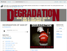 Tablet Screenshot of degradationlrhc.bandcamp.com