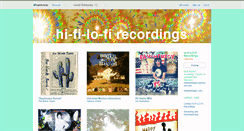 Desktop Screenshot of hifilofirecordings.bandcamp.com