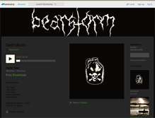 Tablet Screenshot of bearstormboston.bandcamp.com