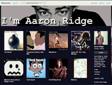 Tablet Screenshot of imaaronridge.bandcamp.com
