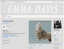 Tablet Screenshot of emmadavis.bandcamp.com