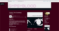 Desktop Screenshot of gypsyblood.bandcamp.com