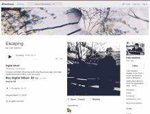 Tablet Screenshot of calehawkins.bandcamp.com