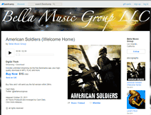 Tablet Screenshot of bellamusicgroup.bandcamp.com