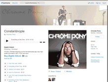 Tablet Screenshot of chromepony.bandcamp.com