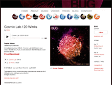 Tablet Screenshot of bugmusic.bandcamp.com