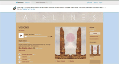 Desktop Screenshot of airlines.bandcamp.com