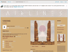 Tablet Screenshot of airlines.bandcamp.com