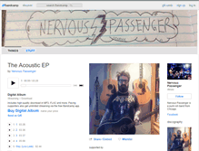 Tablet Screenshot of nervouspassenger.bandcamp.com
