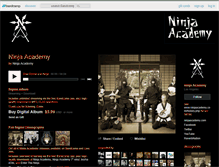 Tablet Screenshot of ninjaacademy.bandcamp.com