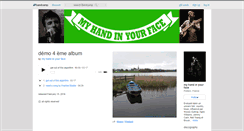 Desktop Screenshot of myhandinyourface.bandcamp.com