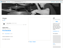 Tablet Screenshot of jeremybarryrandall.bandcamp.com