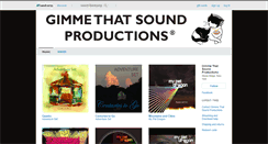 Desktop Screenshot of gimmethatsoundproductions.bandcamp.com