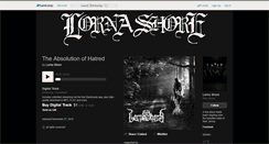 Desktop Screenshot of lornashore.bandcamp.com