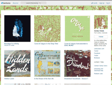 Tablet Screenshot of candyclaws.bandcamp.com