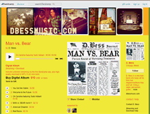 Tablet Screenshot of dbess.bandcamp.com
