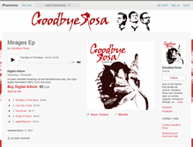 Tablet Screenshot of goodbyerosa.bandcamp.com