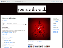 Tablet Screenshot of kaddisfly.bandcamp.com