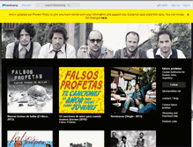 Tablet Screenshot of falsosprofetas.bandcamp.com