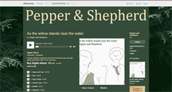 Desktop Screenshot of pepperandshepherd.bandcamp.com