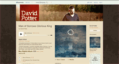 Desktop Screenshot of davidpotter.bandcamp.com