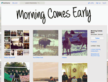 Tablet Screenshot of morningcomesearlyvt.bandcamp.com