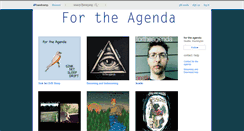 Desktop Screenshot of fortheagenda.bandcamp.com