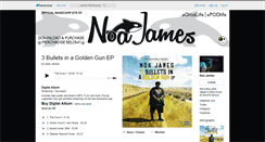 Desktop Screenshot of noajames.bandcamp.com