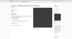 Desktop Screenshot of lamma.bandcamp.com