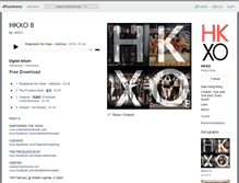 Tablet Screenshot of hkxo.bandcamp.com