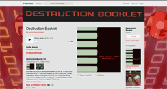 Desktop Screenshot of destructionbooklet.bandcamp.com