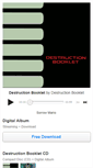 Mobile Screenshot of destructionbooklet.bandcamp.com