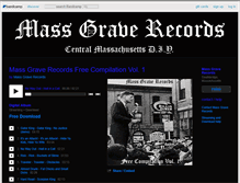 Tablet Screenshot of massgraverecords.bandcamp.com