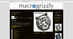 Desktop Screenshot of macrogrizzly.bandcamp.com