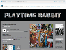 Tablet Screenshot of playtimerabbit.bandcamp.com