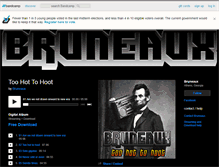 Tablet Screenshot of bruneaux.bandcamp.com
