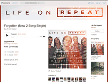 Tablet Screenshot of lifeonrepeat.bandcamp.com