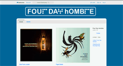 Desktop Screenshot of fourdayhombre.bandcamp.com