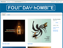 Tablet Screenshot of fourdayhombre.bandcamp.com