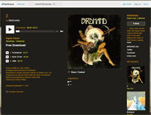 Tablet Screenshot of birdhandband.bandcamp.com