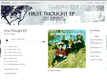 Tablet Screenshot of firstthought.bandcamp.com